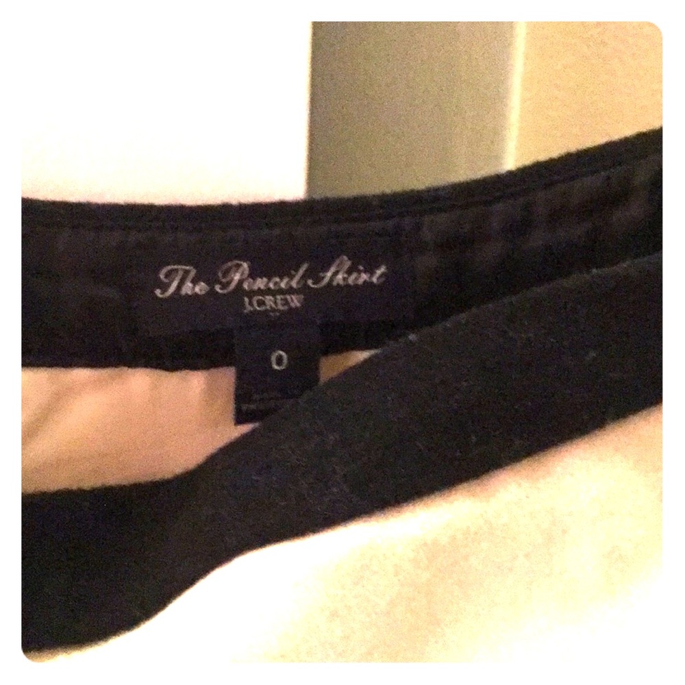 JCrew wool pencil skirt